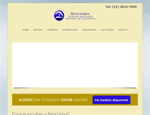 Tablet Screenshot of benchimolclinic.com.br